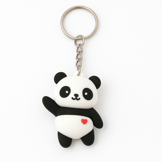 Cute Cartoon Panda Keychain
