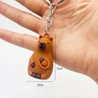 Cute Capybara Keychain Cartoon Doll Bag Pendant