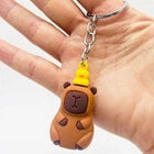 Cute Capybara Keychain Cartoon Doll Bag Pendant