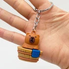 Cute Capybara Keychain Cartoon Doll Bag Pendant