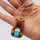 Cute Capybara Keychain Cartoon Doll Bag Pendant