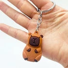 Cute Capybara Keychain Cartoon Doll Bag Pendant
